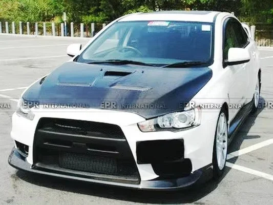 Carbon Fiber Car Parts for Evolution 10 OEM Front Bonnet Hood!
