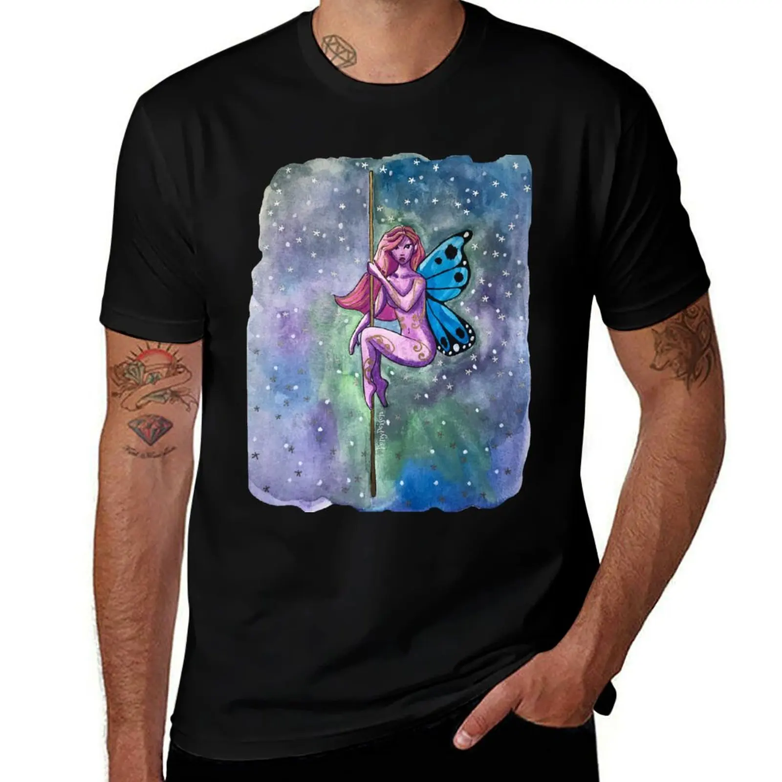 

Pole Faery T-Shirt t shirts for man cotton soft man t shirts for men casual T-Shirt