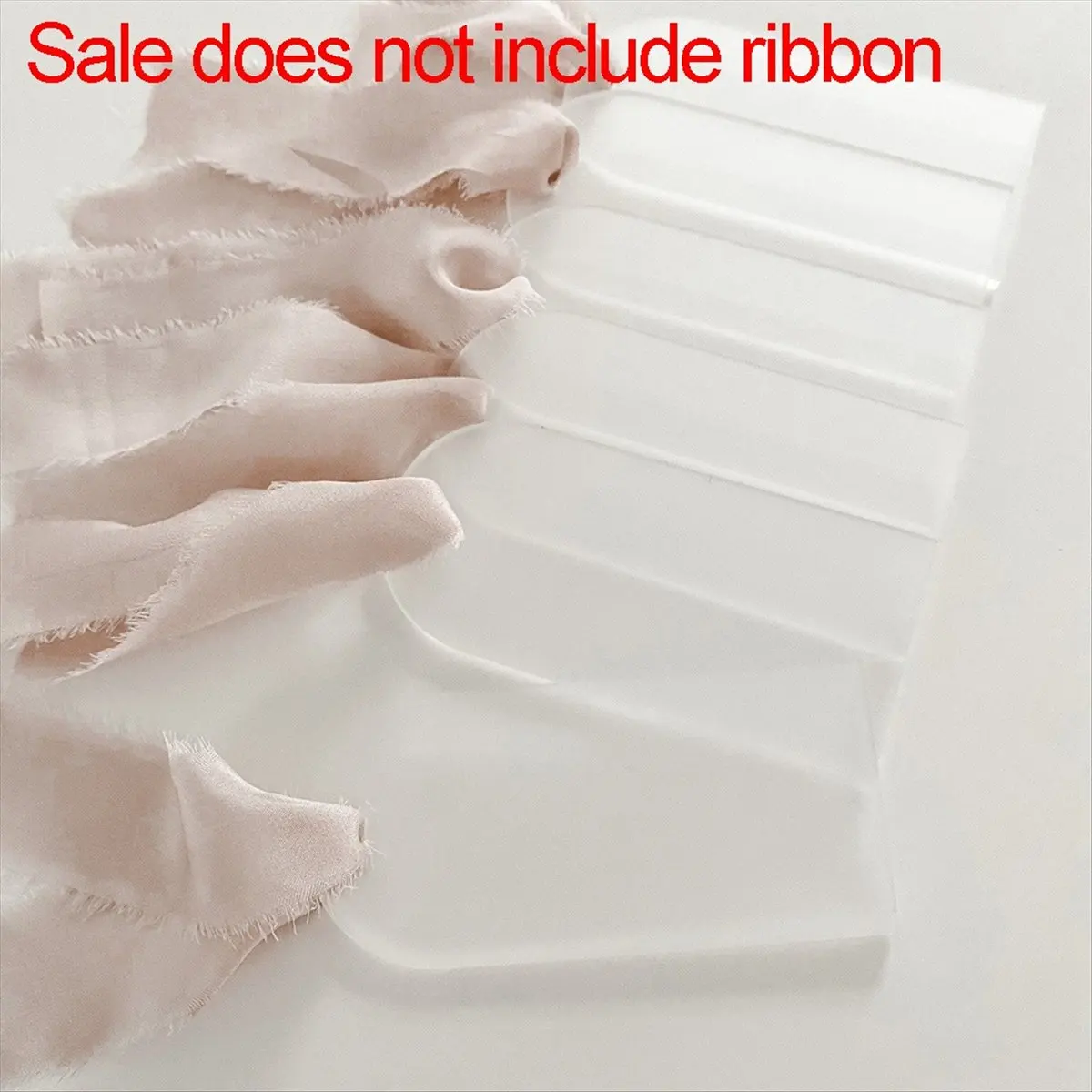 [HIGH] 50PCS Frosted Acrylic Wedding Blank Place Card Clear Arch Gift Tag Name Plate Seating Chart DIY Mark Place for Party