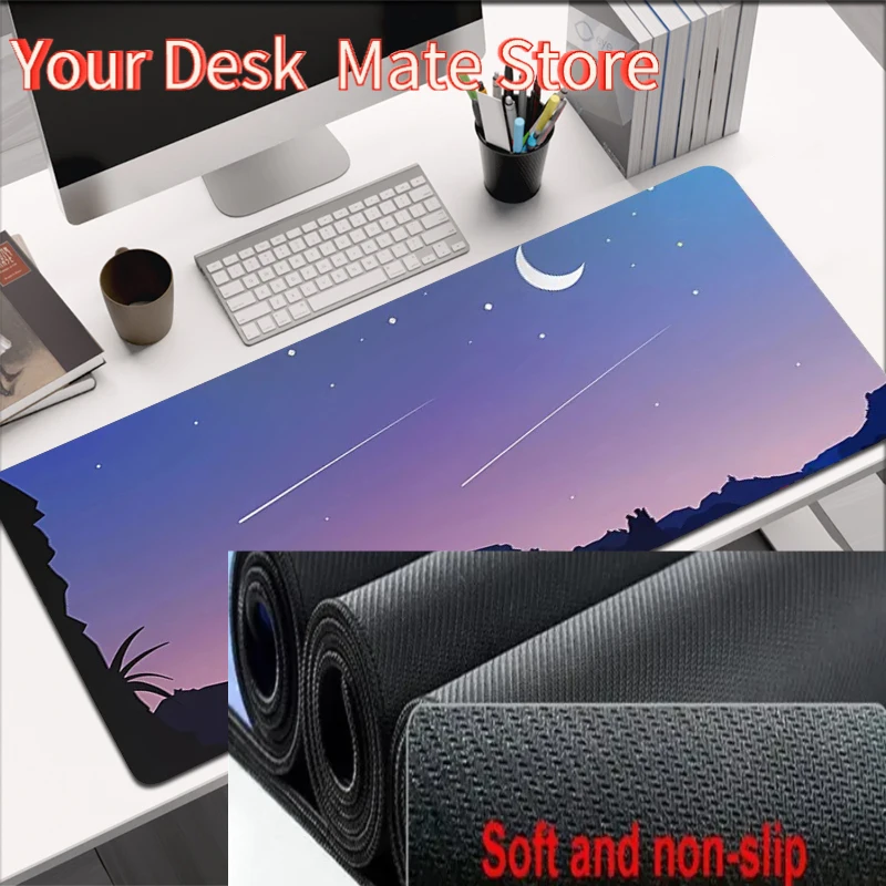 Gmk Starry Sky Mauspad XXL Company Mauspad Gamer Mechanische Tastatur Schreibtischunterlage Große Schreibtischunterlage 900x400 Personalisiertes Mauspad
