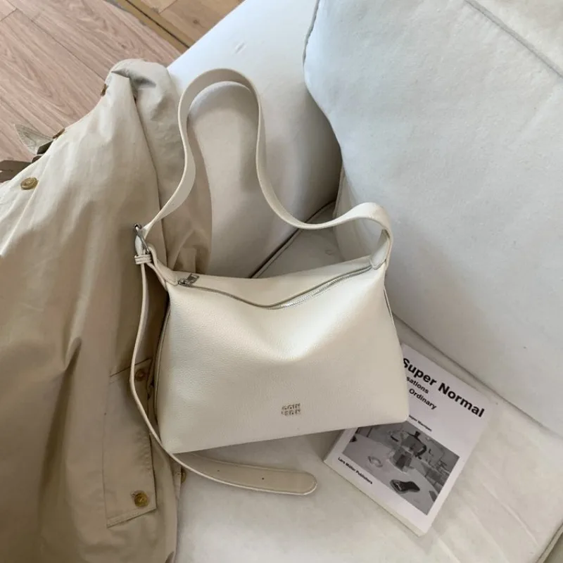 

Campus Daily Leather Ladies Tote Bag High End Paris Classic Vintage Craft Casual Crossbody Messenger Bag Practical Teen Girl