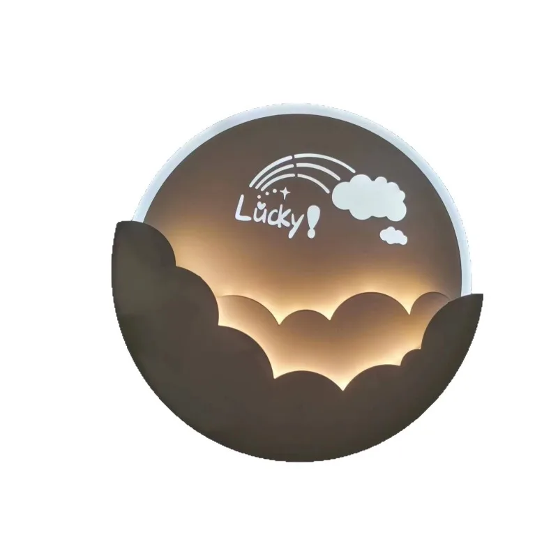 

Round wall lamp Bedside lamp Bedroom decorative Living room TV background