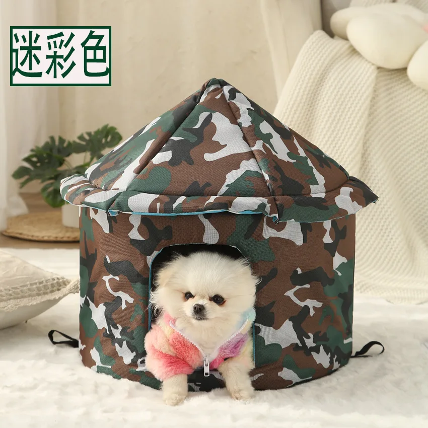 

Cat house stray nest Outdoor waterproof cat house dog house pet nest mat cage can be dismantled and washed cat villa