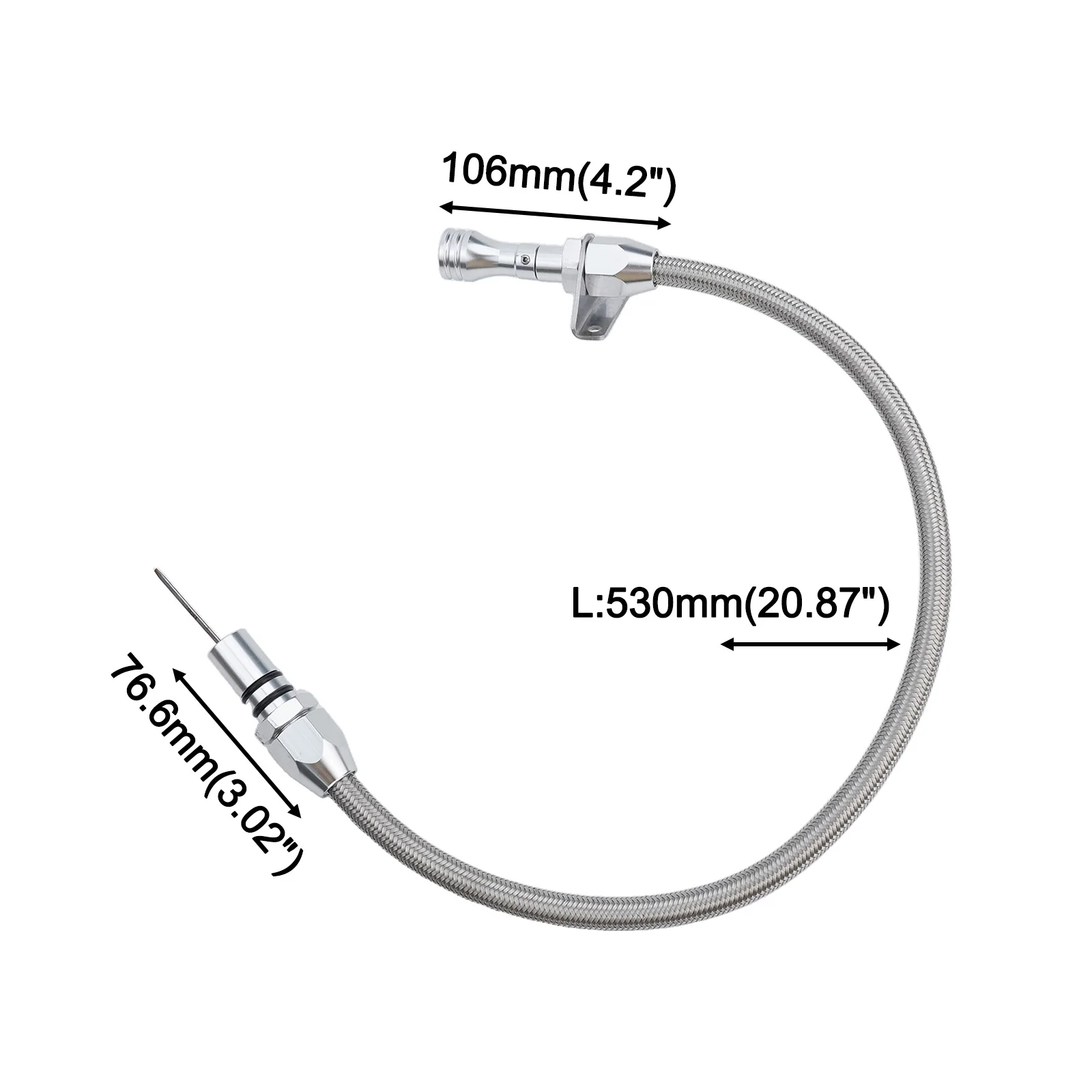 

Для Chevy TH350 щуп для щупа для Chevy TH350 гибкий для Chevy TH350 уровни обслуживания серебристый практичный