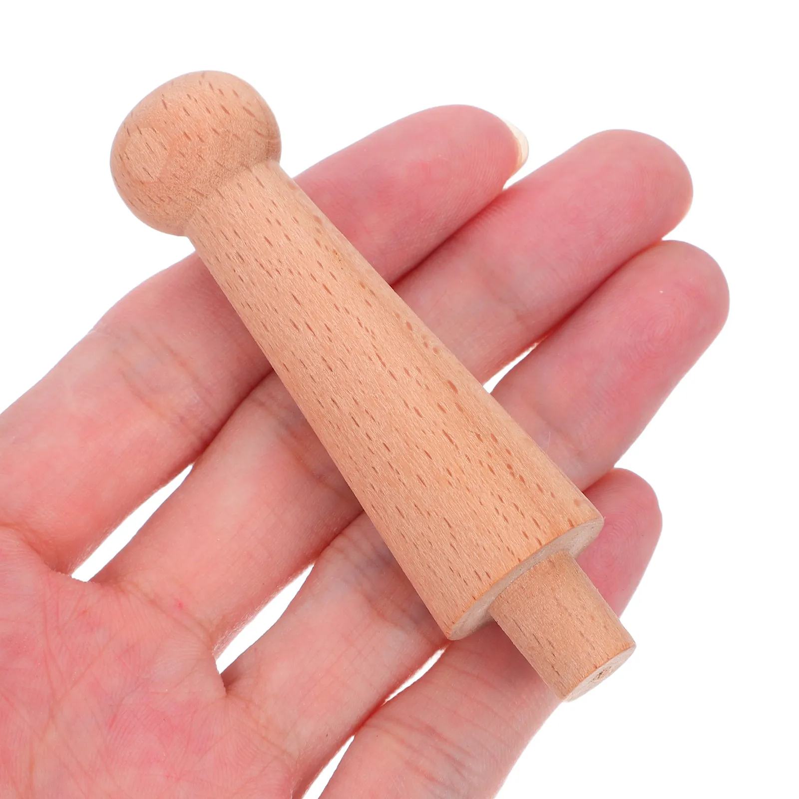 12Pcs Smooth Turned Wood Carved Spindles Classical European Pillar for Wine Storage Cabinet Kitchen Bar Living Room Decor Wooden