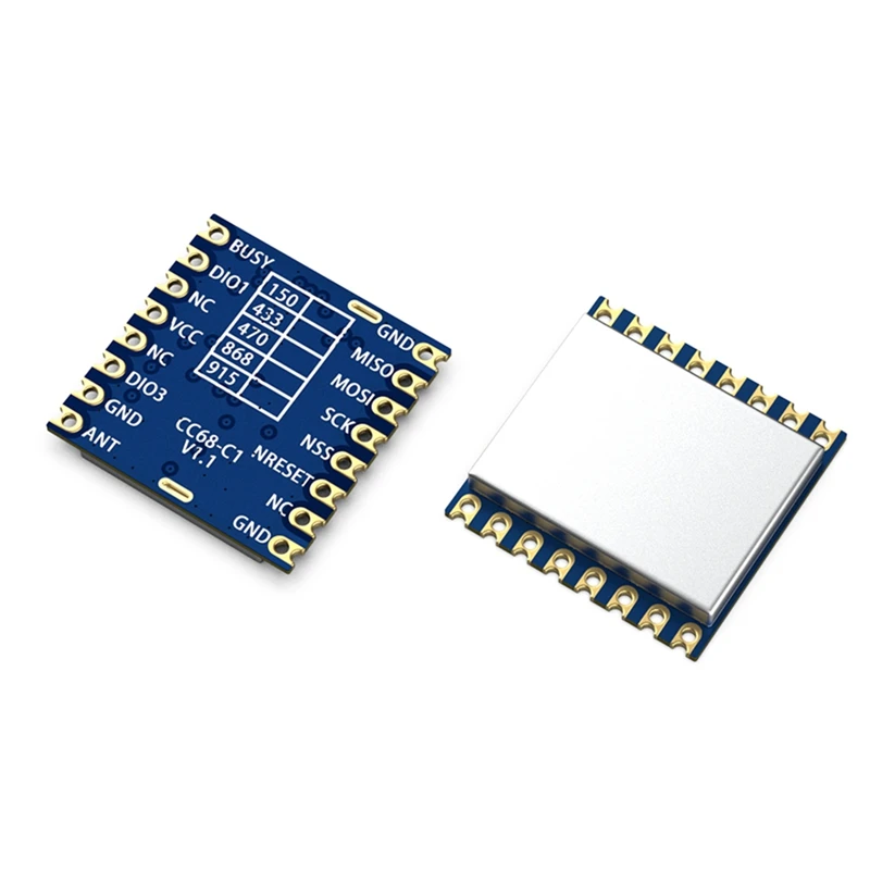 150 ميجا هرتز CC68-C1 LLCC68 Lora Module160mw 5KM كامل بدلاً من LORA1262/LORA1268