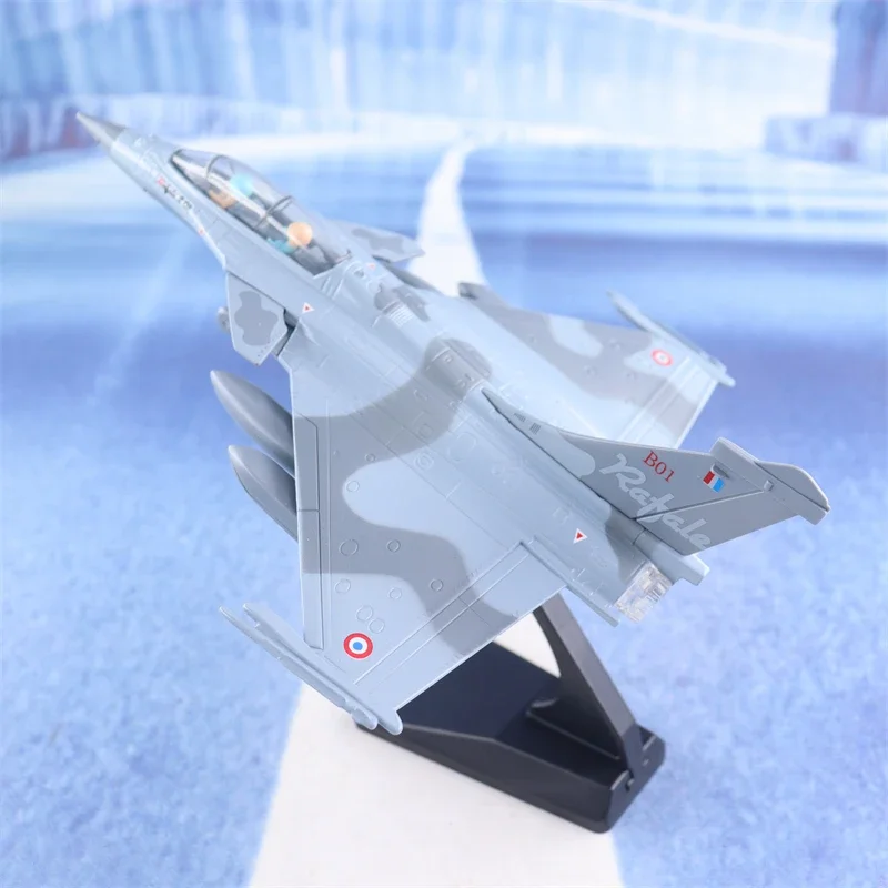 Alloy Rafale Fighter model acoustooptic return force aviation military aircraft model Toy Ornament Gift F546