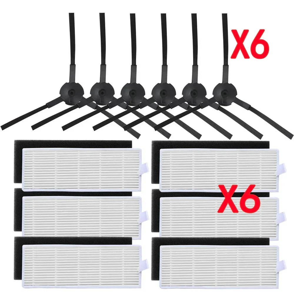 로봇 진공 청소기 HEPA 필터, Ilife A8 A40 A6 A4 A4S 부품, 사이드 브러시, 로봇 진공 청소기 부품