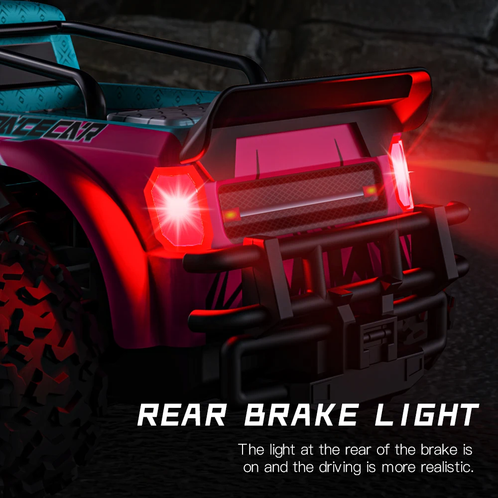 KBDFA KF23 KF24 RC Car 1/20 Off Road Vehicle With LED Light Big Foot Climbing High Speed Racing Outdoor RC Toys Gifts for Kids