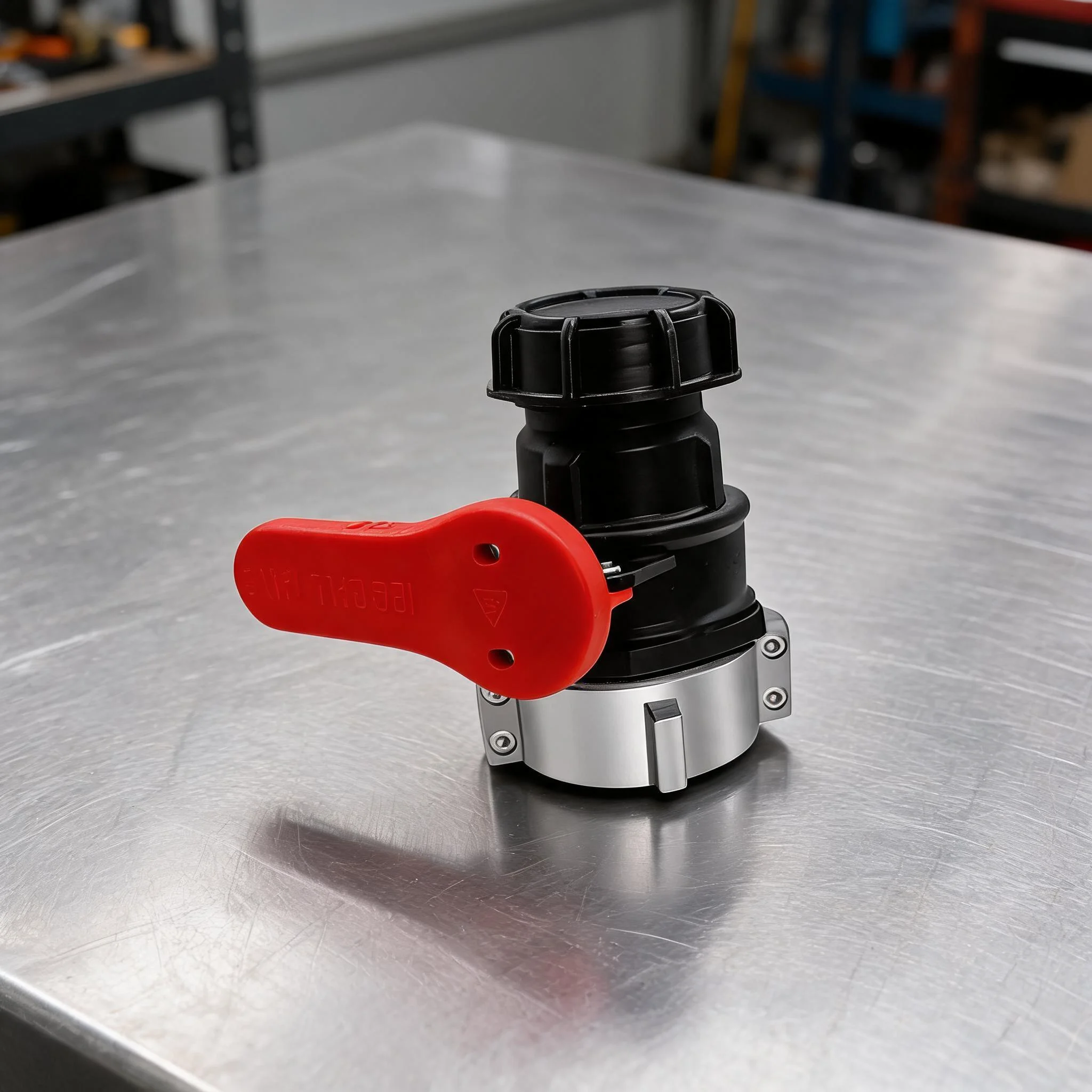 For-IBC Tote Valve Adapter S75x6 NPT DN50 Tote Tank Drain Ball Valve Connector-IBC Tank Container Ball Valve Switch Valve