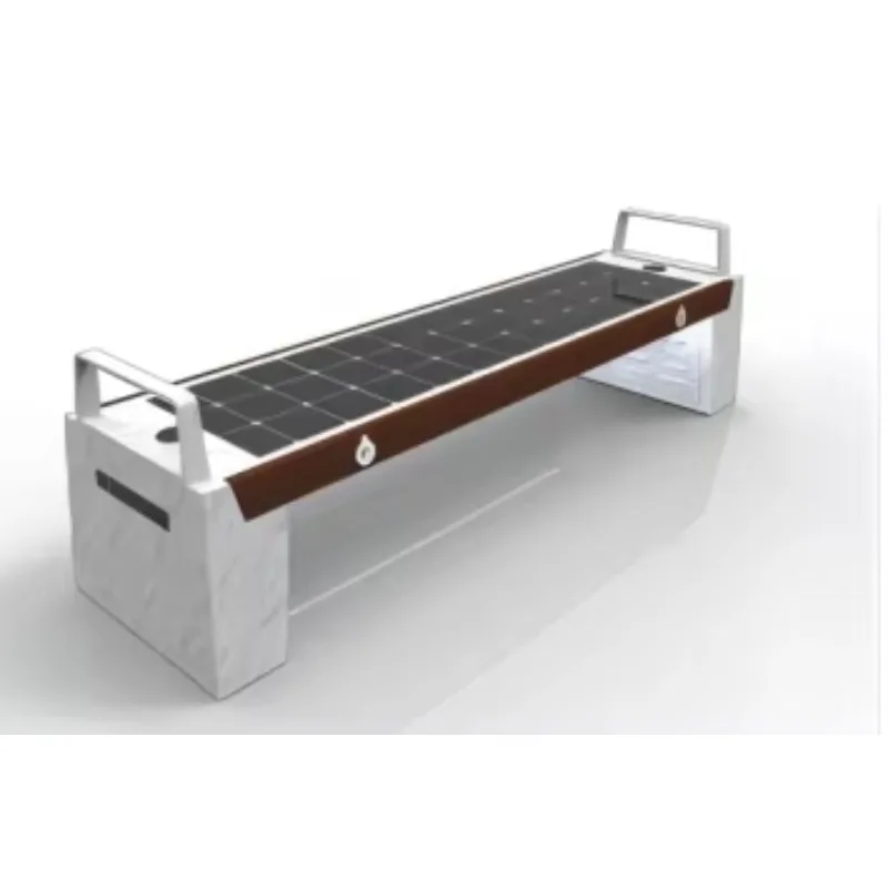 

Modern rural outdoor bench with high-quality waterproof function, suitable for garden park terrace smart seating