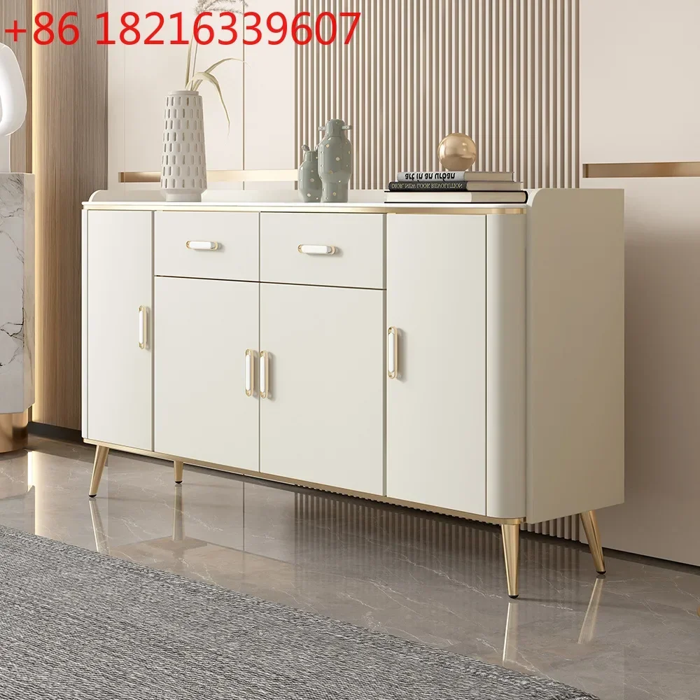 TAOModern simple sofa backer living room partition storage cabinet light luxury slate home against the wall