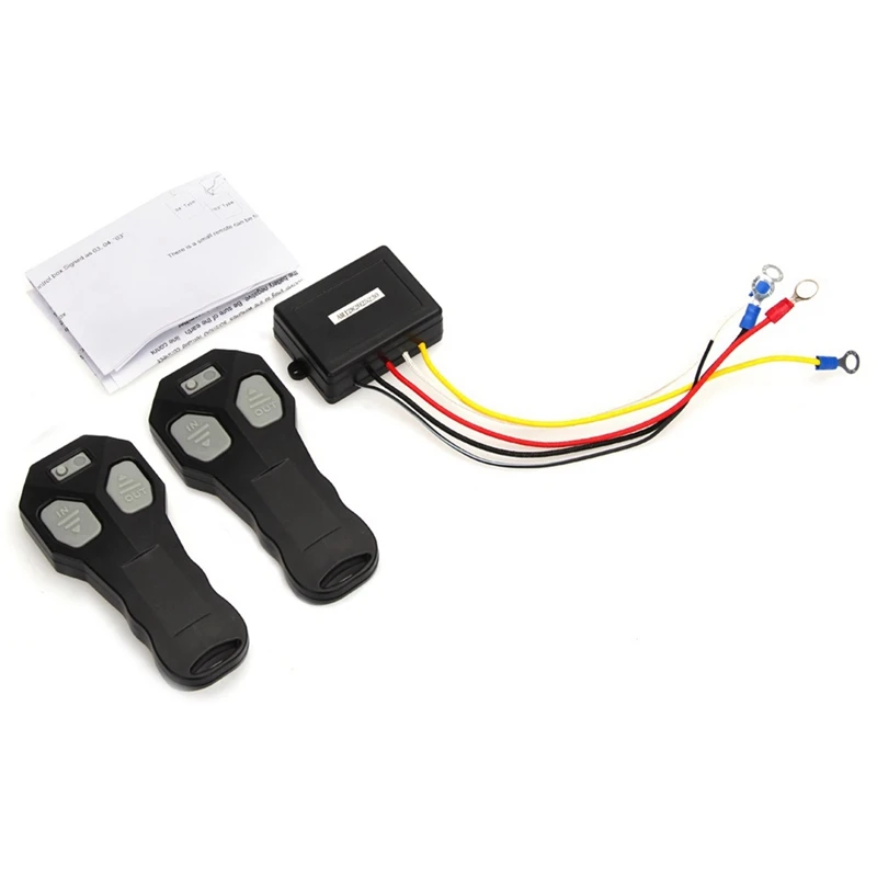 Wireless Winch Remote Control Kit For Jeep- Truck ATV SUV 12V Switch Handsset