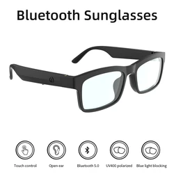 Smart Glasses Bluetooth 5.0 auricolari cuffie Wireless cuffie UV400 occhiali musicali polarizzati con blocco della luce blu