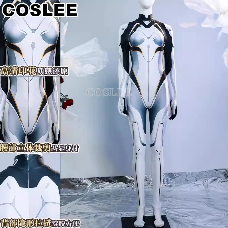 

COSLEE Firefly Cosplay Costume Honkai: Star Rail Jumpsuit Set Bodysuit Uniform Game Suit Halloween Carnival Party Outfit Women