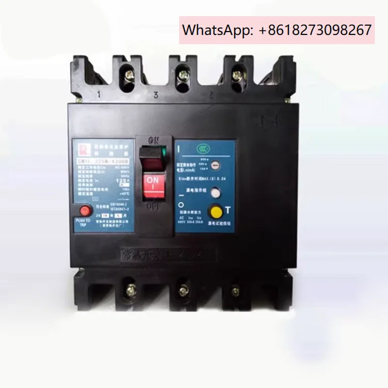 

Switching residual current circuit breaker CM1L-225 4300B 63A100A200A with residual current protection