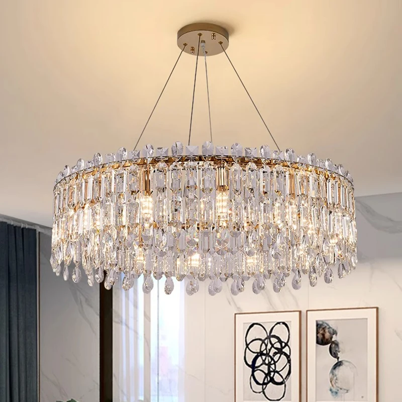 home decorationPendant lights, luxury crystal living room chandelier, bedroom Pendant lamp, ceiling light, indoor lighting