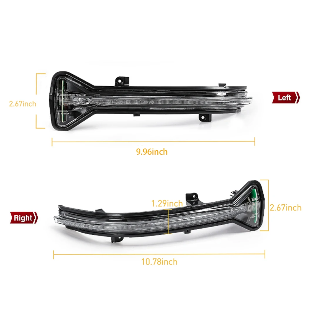 Car LED Rearview Mirror Light For BMW 5 6 7 8 3 Series G38 G30 G31 G11G20 M5 Side Turn Signal Lamp Blinker Indicator Light Amber