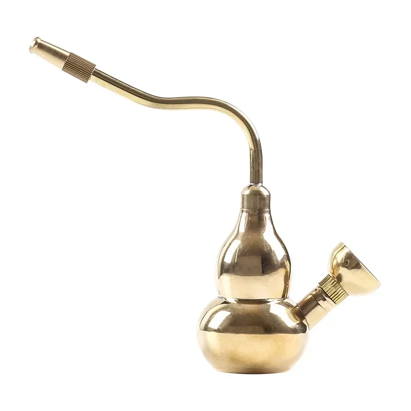 Healthy hookah brass suction nozzle strong filtration brass smoking pot hookah portable mini gourd water pipe