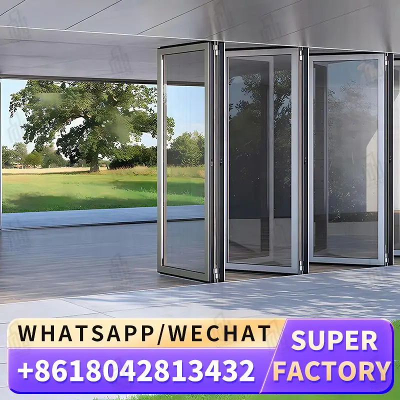 

Customizable High function Foldable Windows Door Ideal for European Commercial Spaces Factory Made Windows Foldable door