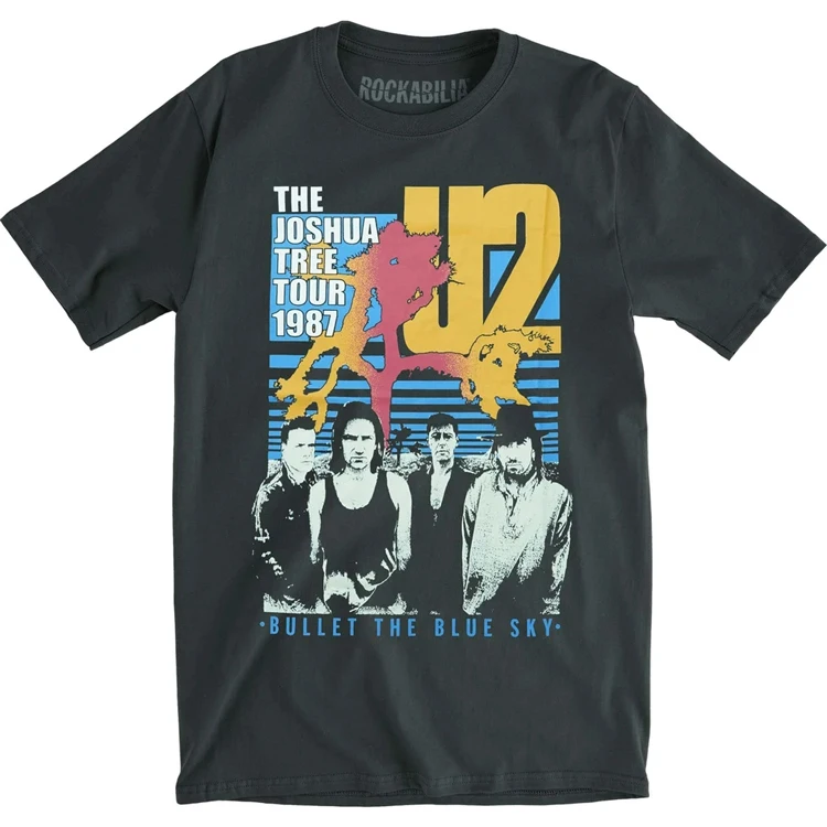 U2 The Joshua Tree Tour Vintage T-shirt 90s Classic Cotton Men T Shirt New TEE TSHIRT Womens Tops Unisex