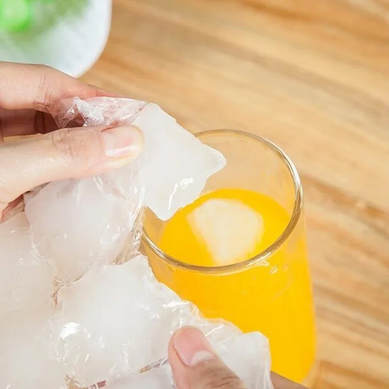 10pcs/set Disposable Ice-making Bags Cold Pack Ice Cube Tray Mold Drinking Tool