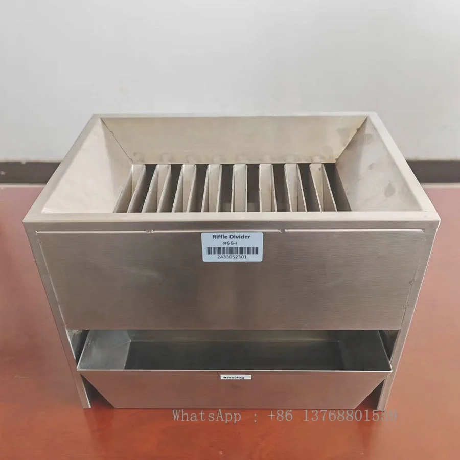 Grain Seed Riffle Sample Divider Stainless Steel