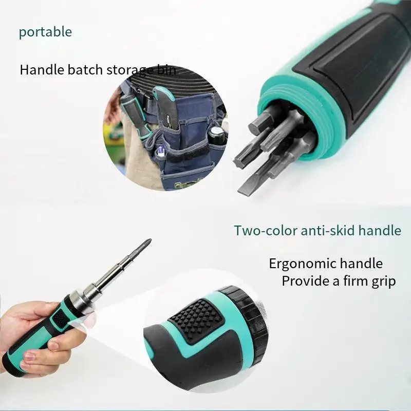 Pro'skit SD-9821 Precision ratchet screw set plum blossom combination multifunctional household screwdriver and screwdriver tool