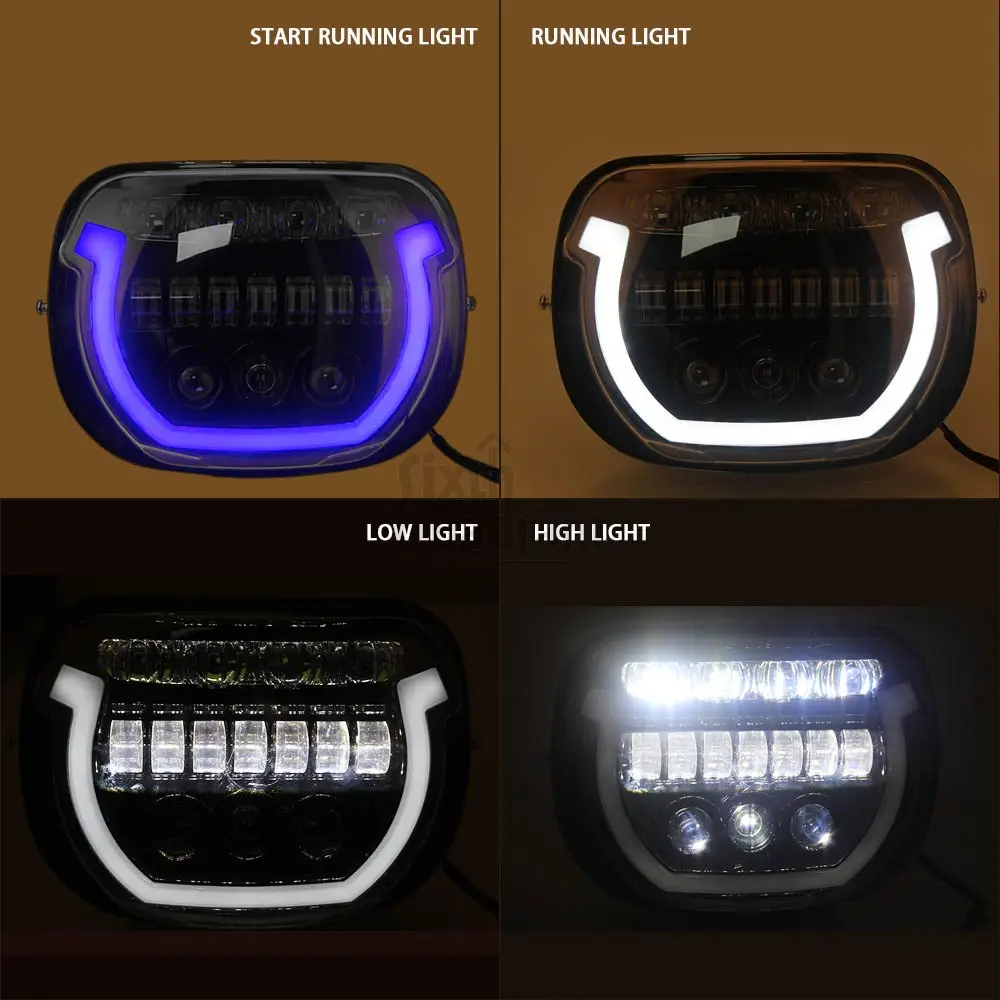 

LED Front Headlight High/Low Beam DRL Head Light for Harley Touring Street Glide 2024 2025, CVO 2023 2024 2025, Ultra 2025