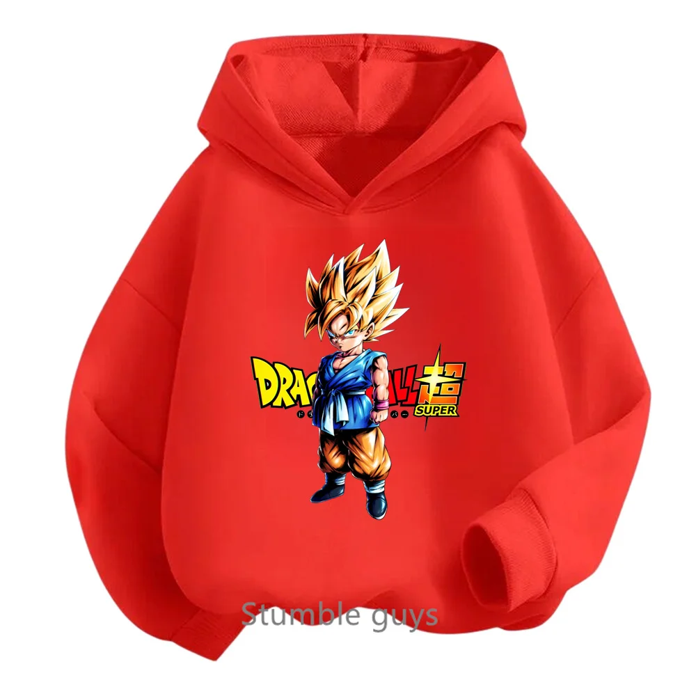 

Детские толстовки с капюшоном Гоку, модная толстовка с капюшоном Dragon Ball Z для детей, толстовка для мальчиков, пальто с длинными рукавами, осенне-зимняя одежда Goku Veget