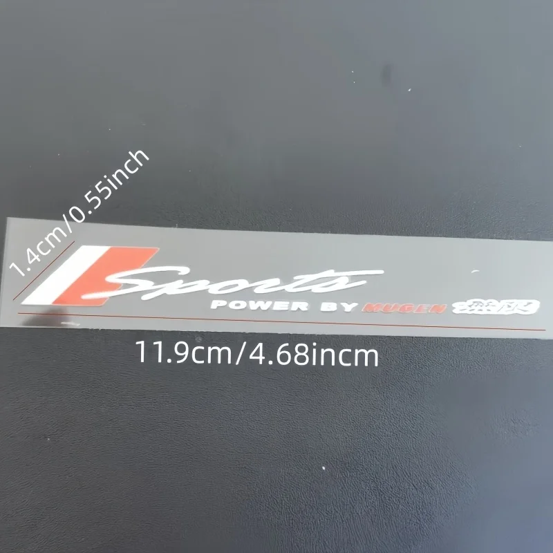 

1Set "Powered By Muglen" Racing Vinyl Sticker Waterproof Decal for Car Motorcycle Universal Decor