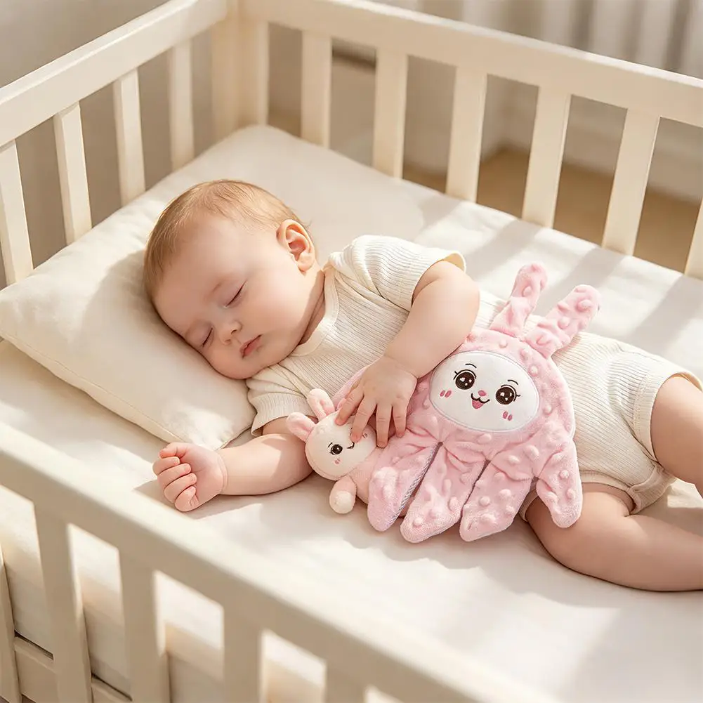 Baby Soothing Palm Cartoon Remote Control Comforting Palm Adjustable Companion Doll Baby Startle Prevention Sleep Aids