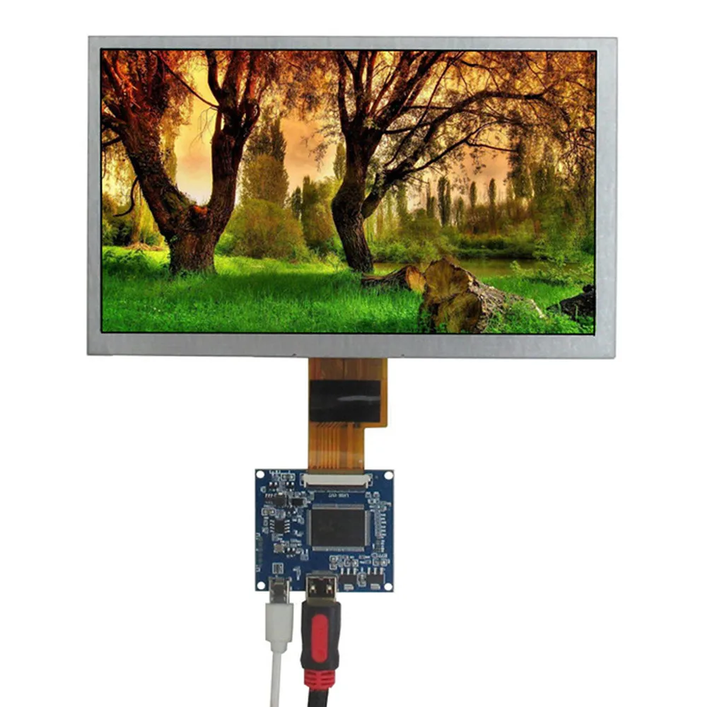 8 Inch 1024x600 DIY Multipurpose Portable LCD Screen Display Driver Control Board Monitor Mini HDMI-Compatibl