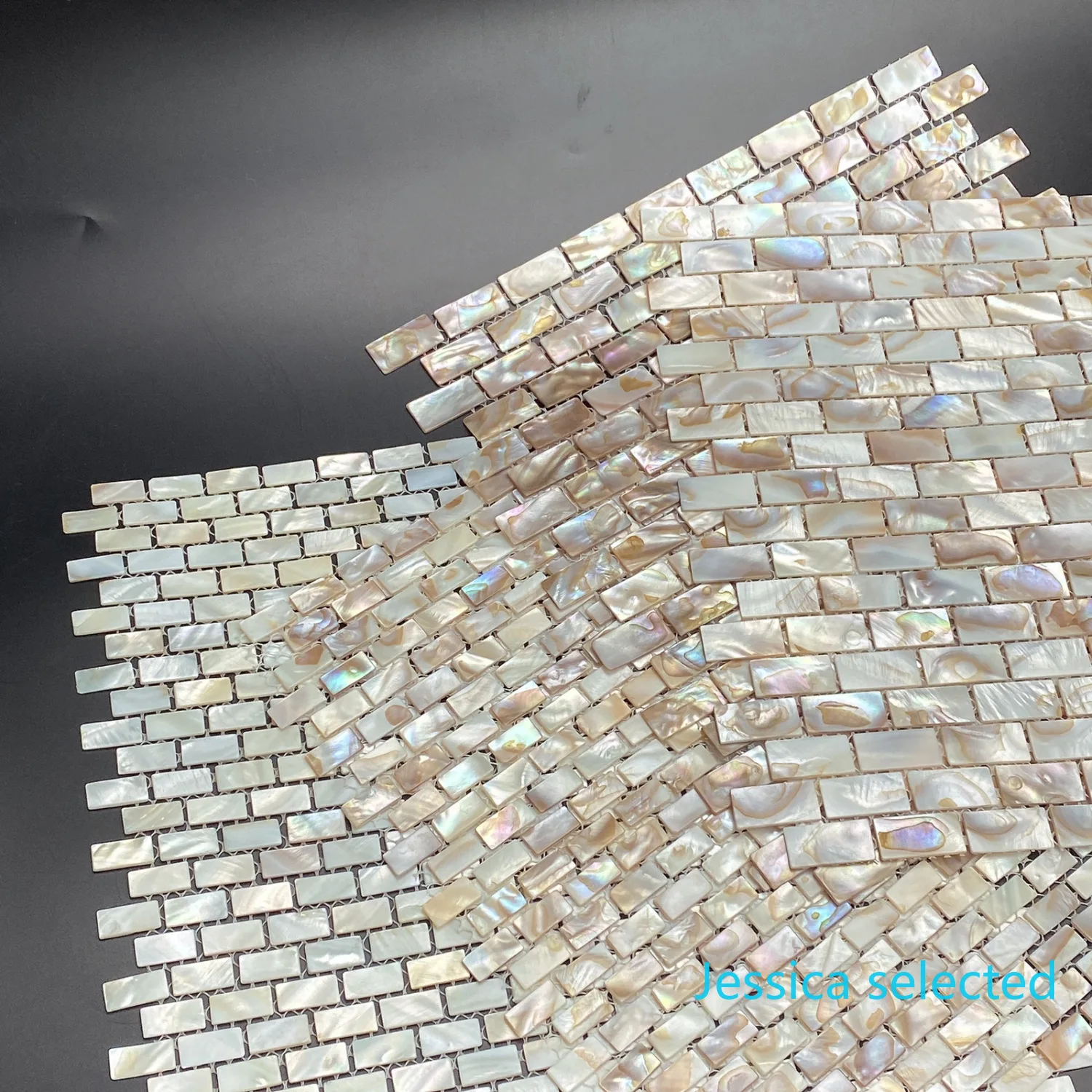 mother of pearl natural shell mosaic kitchen backsplash wallpaper tile bathroom background shower decorative wall tile sheet