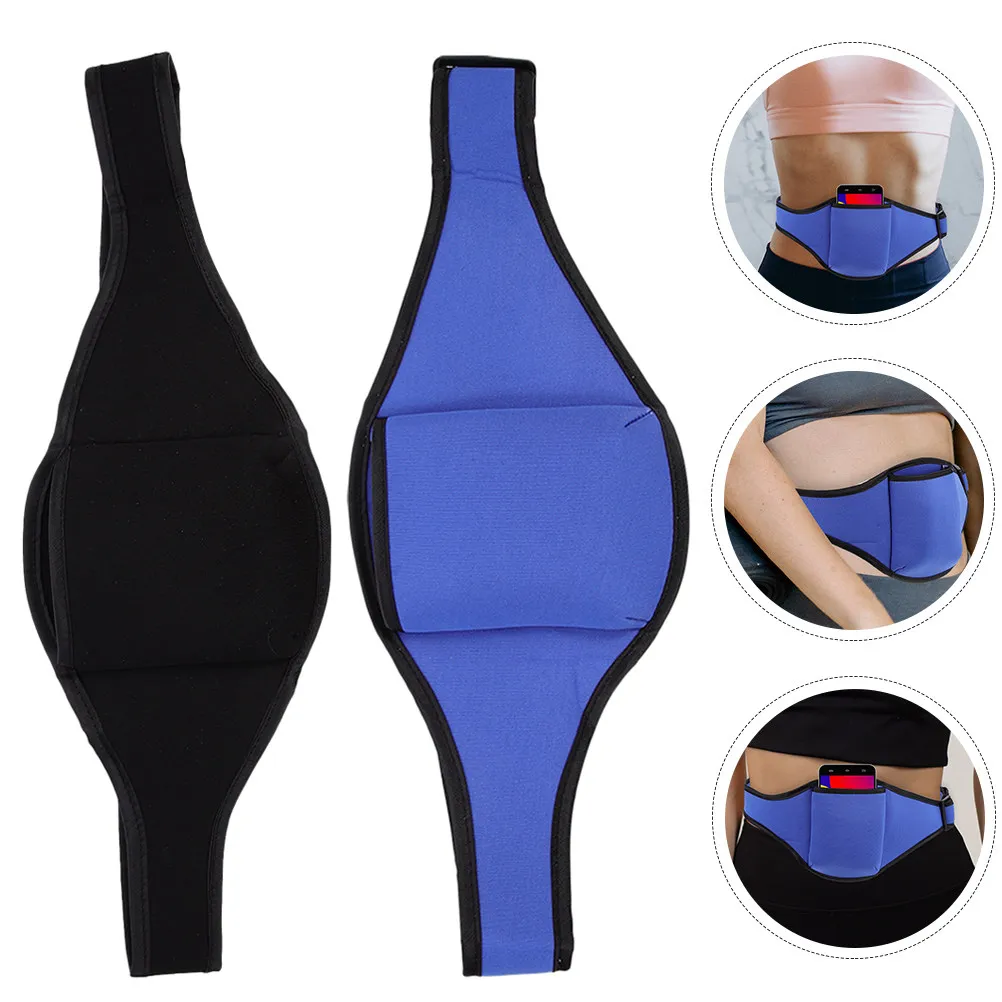 

2Pcs Mic Waist Belt with for Microphone Transmitter Adjustable Fit Most Sizes Teacher Gym Use