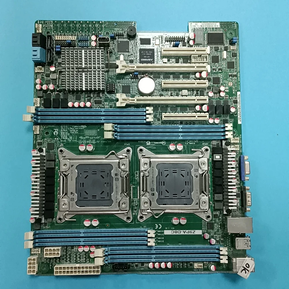 La placa base de servidor dual X79 LGA2011 admite CPU de la serie completa 2600V1/V2 Z9PA-D8C