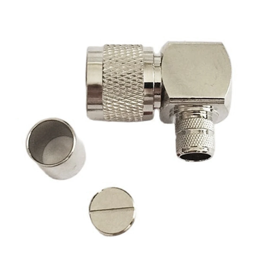 1pc N Type Plug Male Right Angle RF Coax Connector Crimp For LMR400 RG8 RG213 Cable Wholesale Fast Shipping