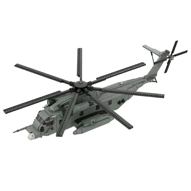 Moc cegły budowlane Model wojskowy Sikorsky Fighter MH-53 technologia klocki modułowe prezenty zabawki dla dzieci zestawy DIY montaż