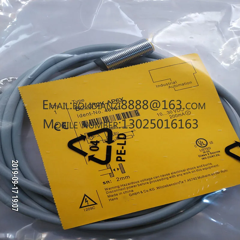 

New proximity switch sensor BI2-G12K-AN6X/S90 BI2-G12K-AP6X/S90 One year warranty In stock