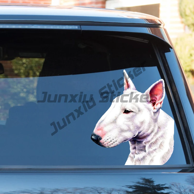 

BULL TERRIER Self-adhesive Decal Car Sticker Waterproof Auto Decors on Bumper Rear Window Laptop Choose Size