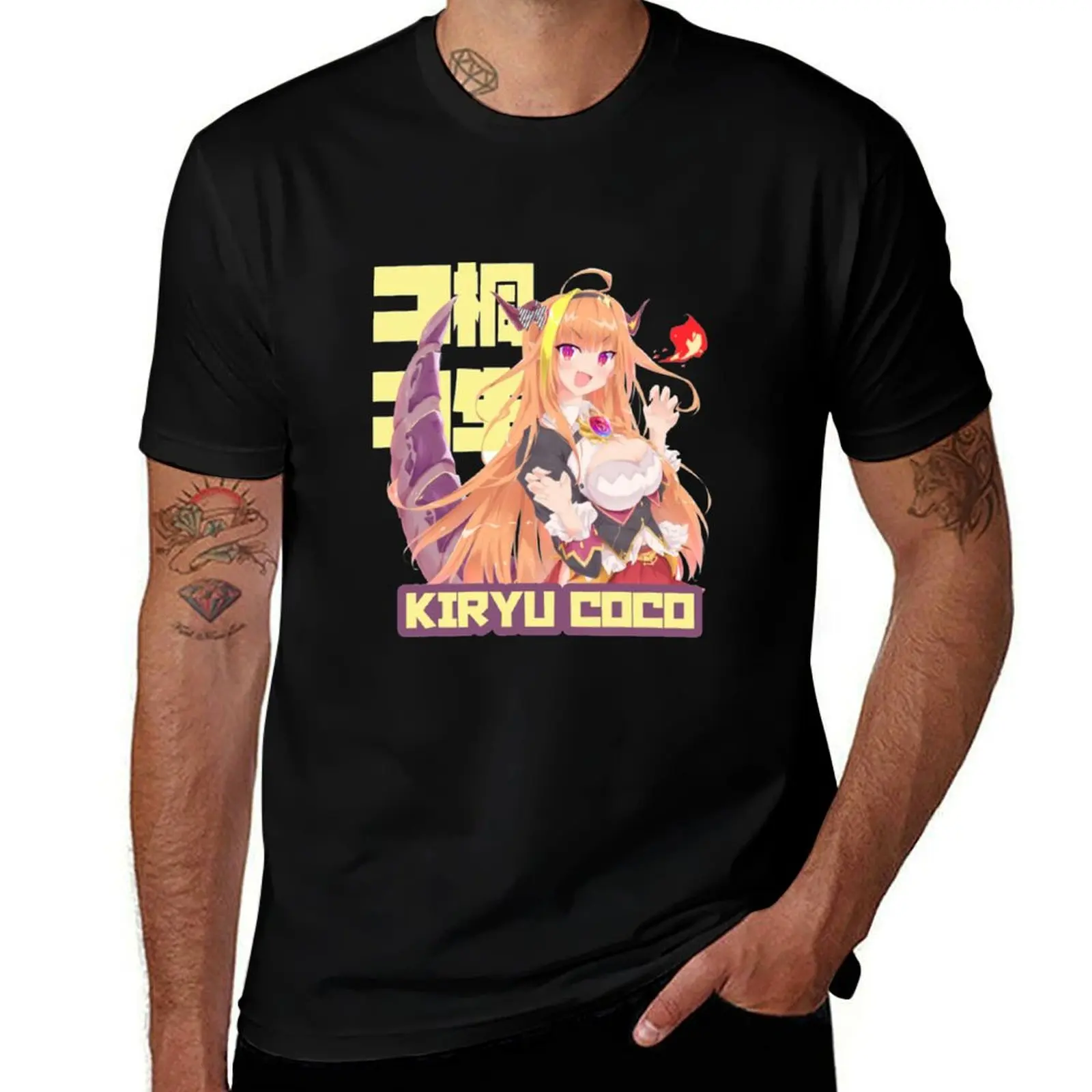 Kiryu Coco Hol0livezz T-Shirt Outdoor Sports Lightweight Tee T-Shirt