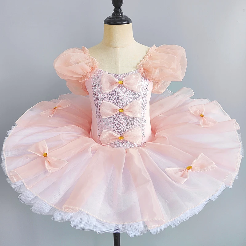 

ballet outfit for girls ballet leotard Children's Professional Puff Skirt Tutu Yarn Skirt Little Swan Dance Dress Summer