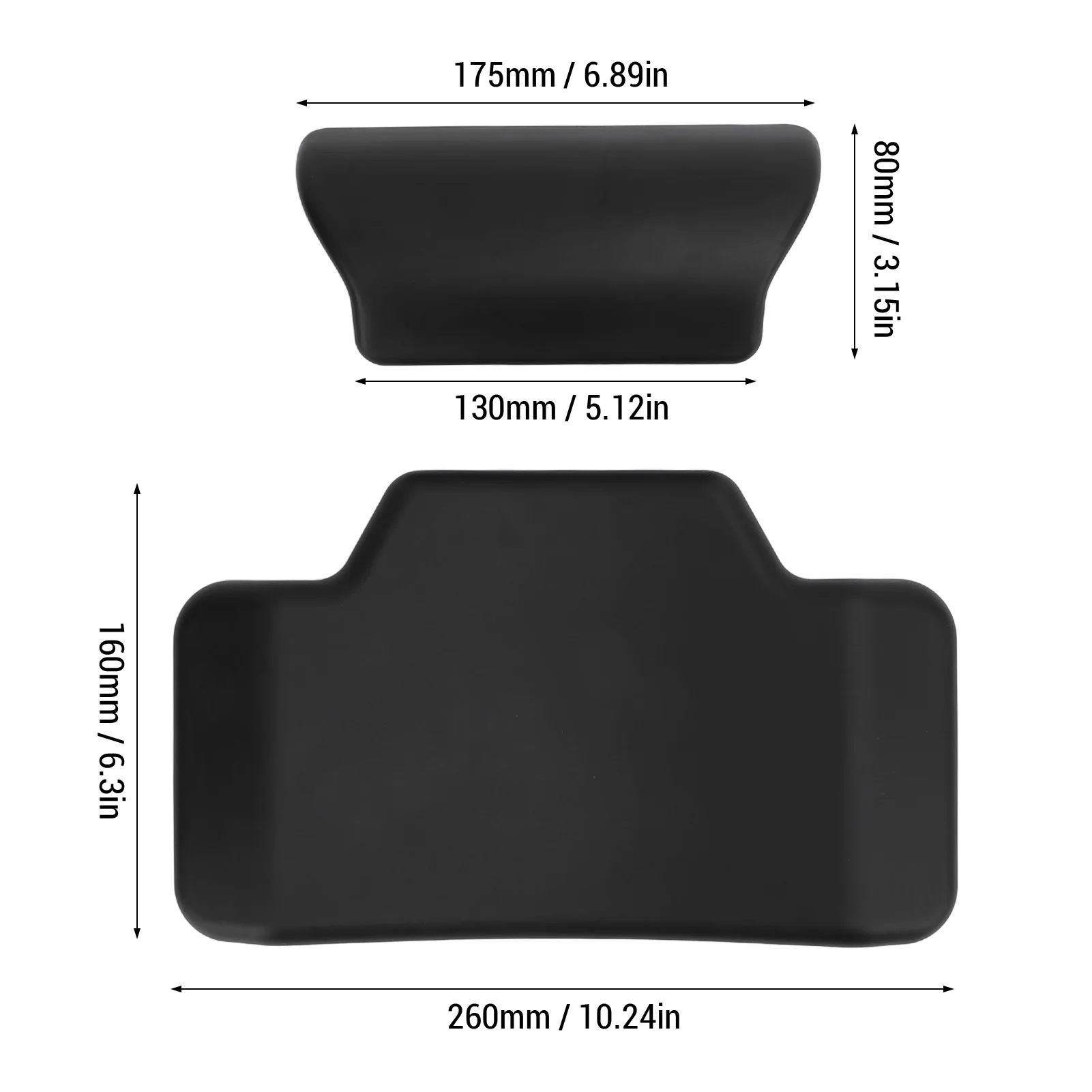Motorcycle Trunk Backrest Top Case Passenger Backrest Pad Comfortable Upper Lower Split PU Leather Sponge for 55L/65L Top Box image 5