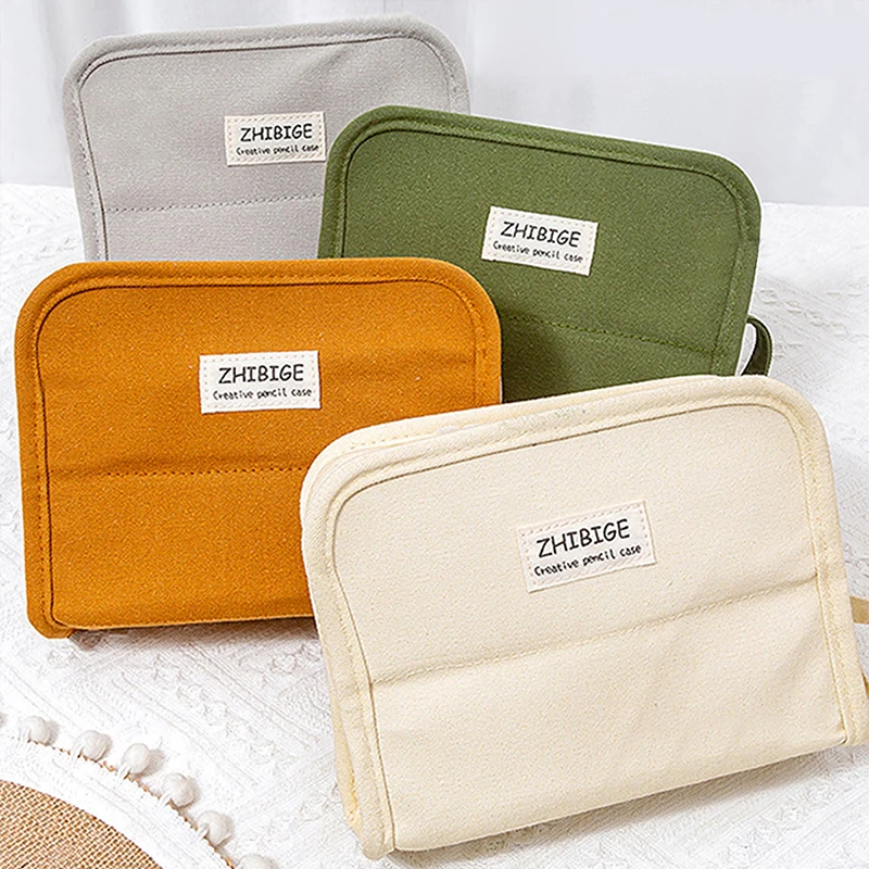 

1pc Large Capacity Pencil Case Kawaii Pencil Boxes For Girls Cute Korean Stationery School Supplies Pen Pouch Organizer