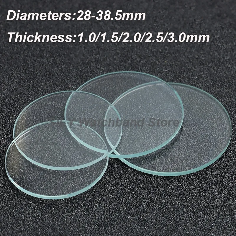 Diameters 28-38.5mm Watch Glass Replacement 1.0/1.5/2.0/2.5/