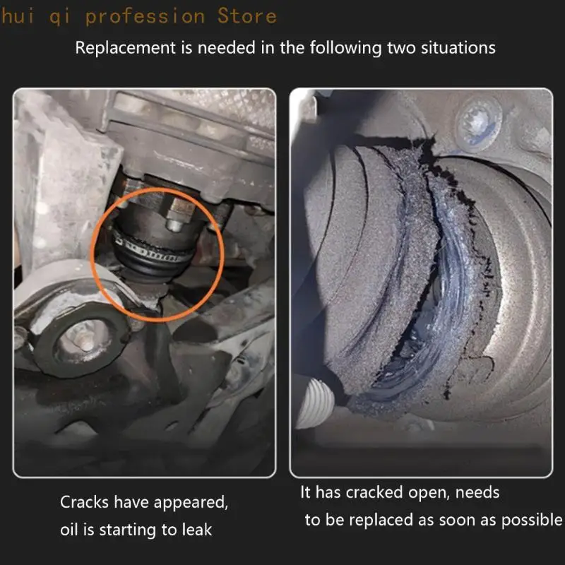Antriebswellen-CV-Manschetten-Reparatursatz mit Silikonmanschette und Konus für den Autoservice H8WE – Detail 7