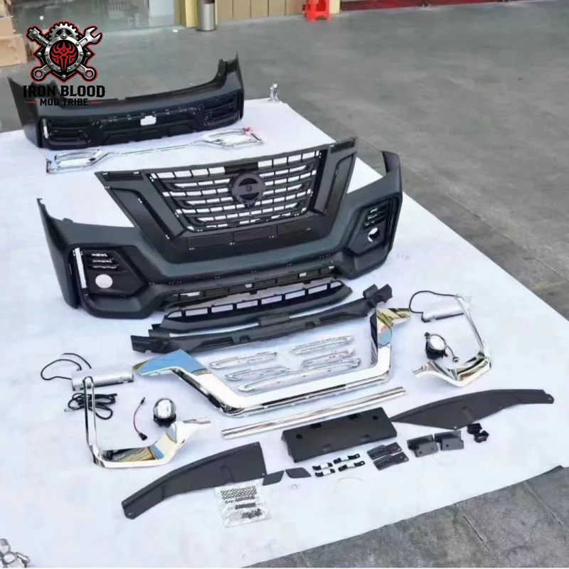 

Suitable for 2016-2019 Nissan Modified Upgrade Exterior Parts Patrol Giant Stone Big Surround Front Rear Bumper