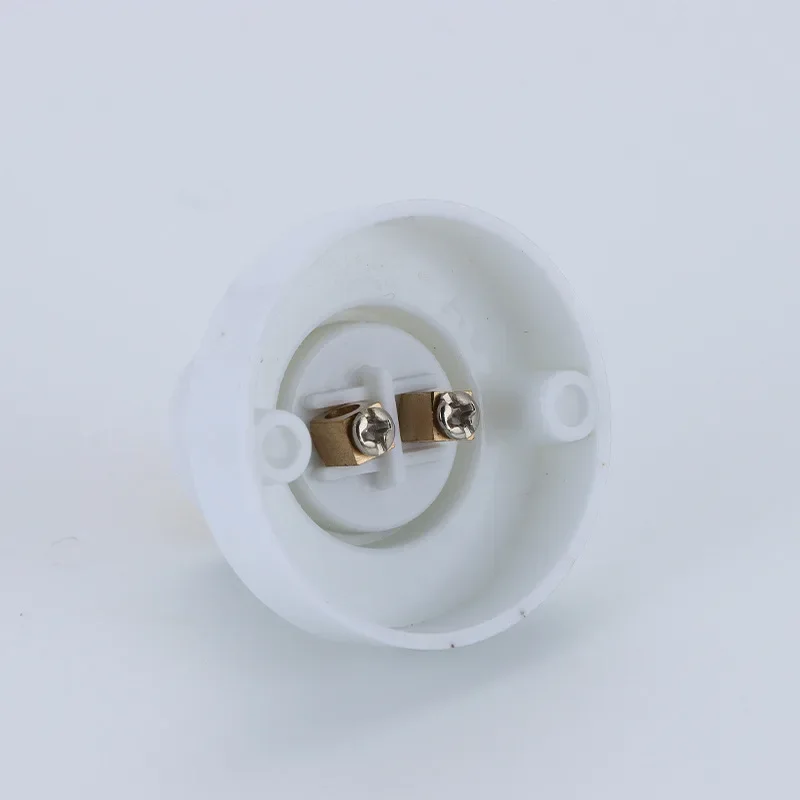 1-5PCS 100-230V E14 Screw Lamp Stand Light Bulb Socket Holder Adapter Base Cap Socket White Ceiling Light Lamp Bulb Fixing Base