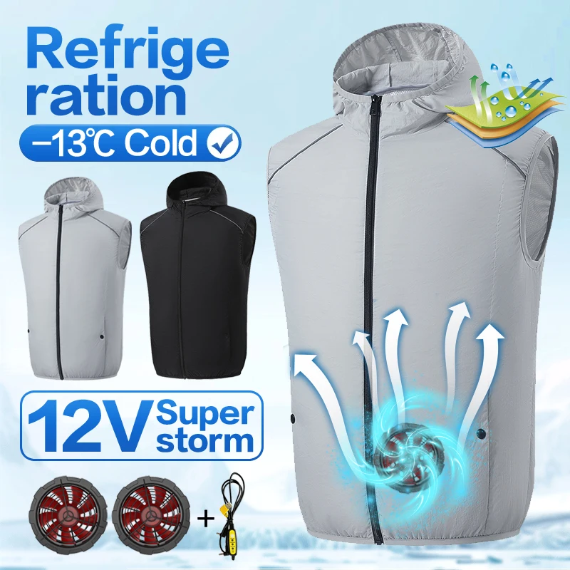 

Summer clothes with fans, outdoor jackets, work clothes, cooling clothing for fishing, men's and women's sun protection and cool