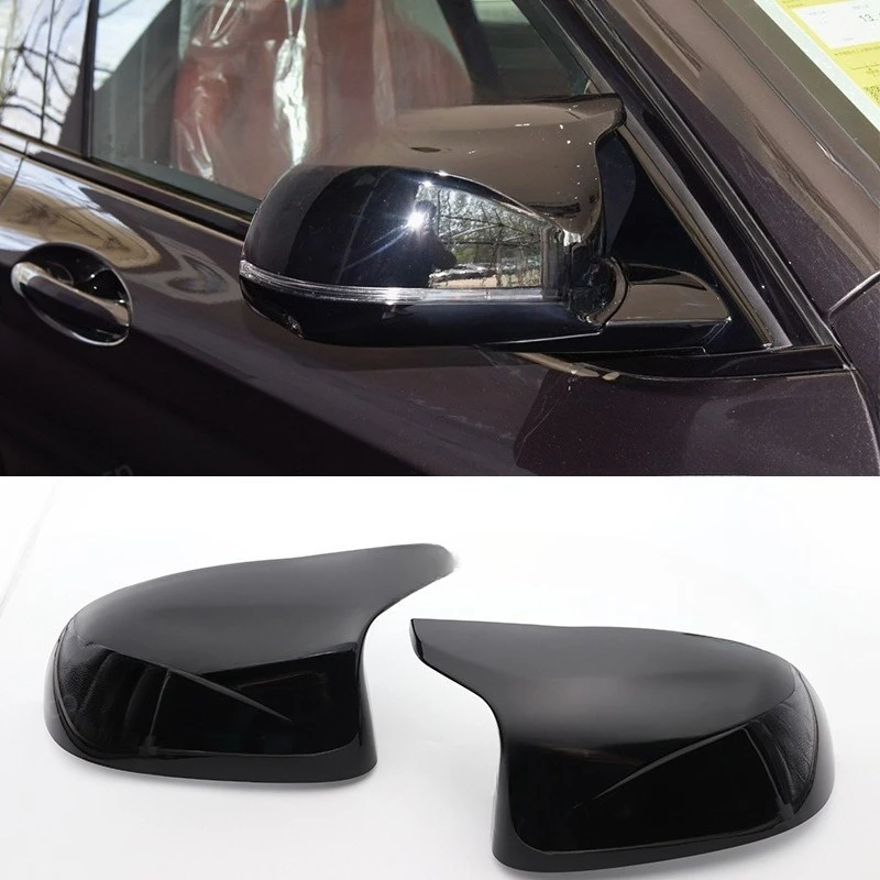 

Suitable for 15-18 BMW old x3 x4 x5 x6 F15 F16 F25 rearview mirror cover horn carbon fiber pattern